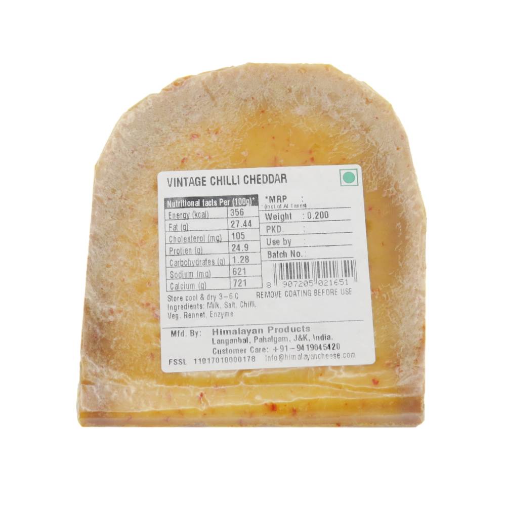 Chilli Cheddar 200g