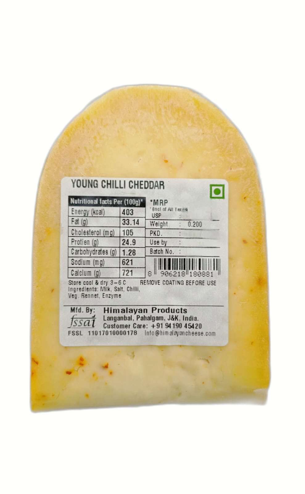 Chilli Cheddar 200g